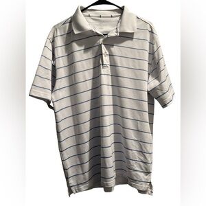 Golden Bear Performance Striped Collared Shirt